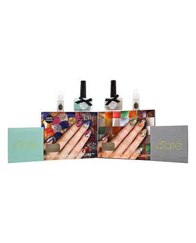 Ciaté Colourfoil Nail Gift Set 13.5ml Kaleidoscope Klash Nail Polish + 13.5ml Wonderland Nail Polish + 2 x 5ml Foil Fix + Foils-H475474