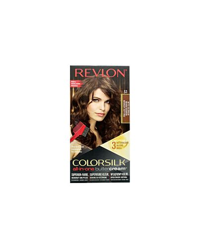 Revlon Luxurious Colorsilk Buttercream Hair Color 126.8ml - 53/43G Medium Golden Brown-H714874