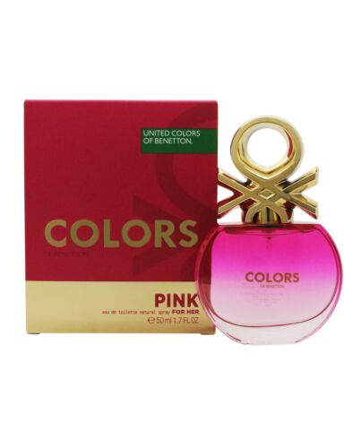 Benetton Colors de Benetton Pink Eau de Toilette 50ml Spray-D475360