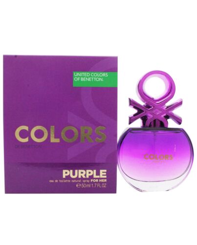 Benetton Colors de Benetton Purple Eau de Toilette 50ml Spray-N347546
