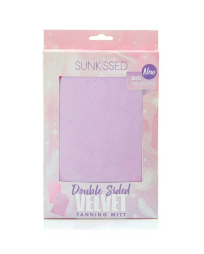Sunkissed Double Sided Velvet Tanning Mitt - Purple-U172217