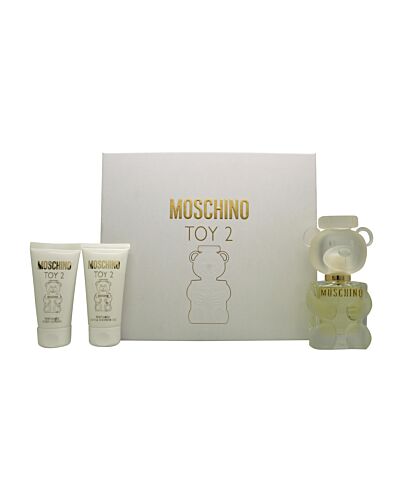 Moschino Toy 2 Gift Set 50ml EDP + 50ml Body Lotion + 50ml Shower Gel-A482437
