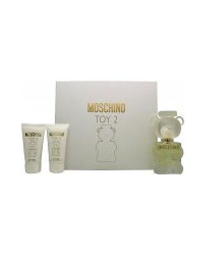 Moschino Toy 2 Gift Set 50ml EDP + 50ml Body Lotion + 50ml Shower Gel-A482437 | Maznun Fashion
