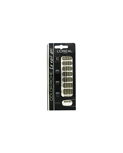 L'Oreal Color Riche Le Nail Art Stickers 18 Stickers - 008 Or Lame-C763381