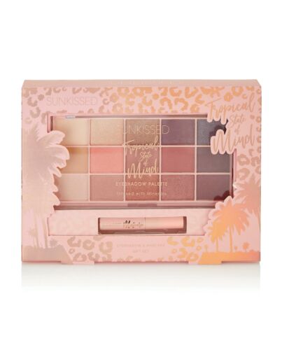 Sunkissed Tropical State of Mind Eye Shadow Palette 15 x 1.7g Eye Shadow + 4ml Mascara-B027276