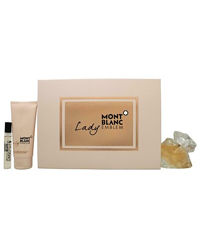 Mont Blanc Lady Emblem Gift Set 75ml EDP + 100ml Body Lotion + 7.5ml EDP-I760644