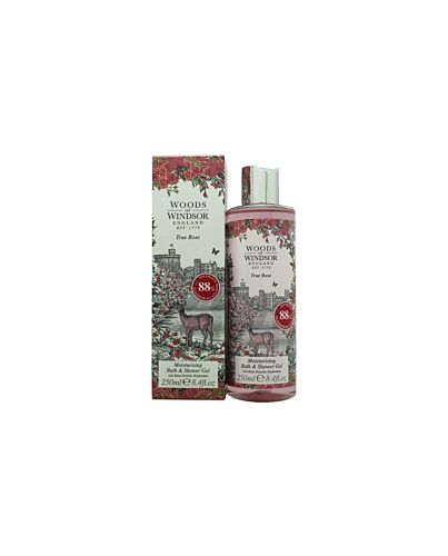 Woods of Windsor True Rose Moisturising Bath & Shower Gel 250ml-U710216