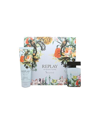 Replay Signature Secret Gift Set 50ml EDT + 100ml Body Lotion-B356361