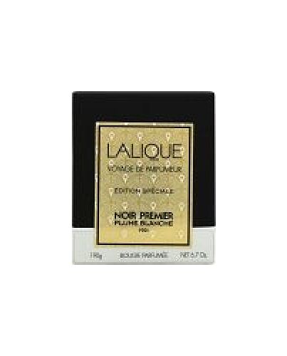 Lalique Candle 190g - Noir Premier Plume Blanche 1901-J083981