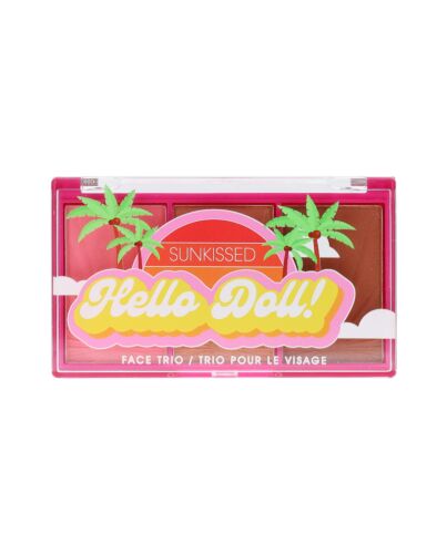 Sunkissed Hello Doll Face Trio 4.2g Blusher + 4.2g Highlighter + 4.2g Bronzer-D626973
