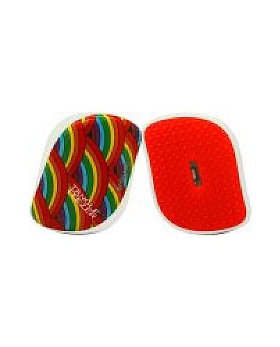 Tangle Teezer Compact Styler Detangling Hair Brush - Rainbow Galore-B996387