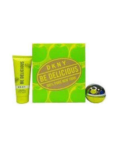 DKNY Be Delicious Gift Set 30ml EDP + 100ml Body Lotion-O74212 | Maznun Fashion