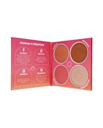 Sunkissed Radiant Lustre Face Palette - 4 Shades-D4046104 | Maznun Fashion