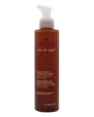 Nuxe Reve de Miel Face Cleansing and Make-Up Removing Gel 200ml-B66552