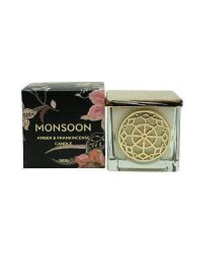 Monsoon Amber & Frankincense Scented Candle 180g-C163562 | Maznun Fashion
