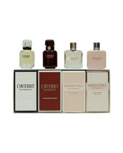 Givenchy Miniatures Gift Set 10ml L'Interdit EDP + 10ml L'Interdit Rouge EDP + 8ml Irresistible EDP + 8ml Irresistible Rose Velvet EDP-N1444214