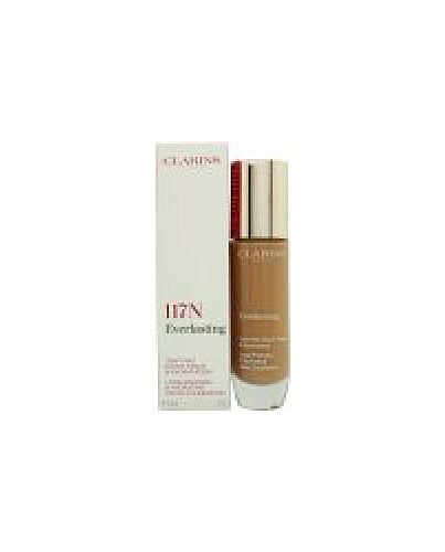 Clarins Everlasting Long Wearing & Hydrating Matte Foundation 30ml - 117N Hazelnut-J455981 | Maznun Fashion