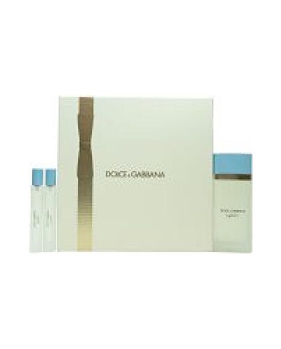Dolce & Gabbana Light Blue Gift Set 100ml EDT + 10ml EDT + 10ml EDT-B216498 | Maznun Fashion