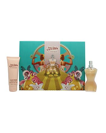 Jean Paul Gaultier Classique Gift Set 50ml EDT + 75ml Body Lotion-D66833