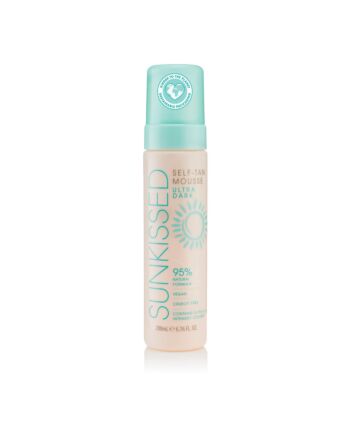 Sunkissed 95 Percent Natural Self Tan Mousse 200ml - Ultra Dark-I770885
