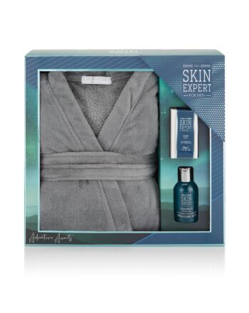 Style & Grace Skin Expert For Him Robe Gift Set 100ml Shampoo + 110g Soap + Bath Robe-X363732