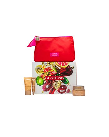 Clarins Extra Firming Gift Set 50ml Day Cream + 15ml Night Cream + 10ml Serum + Bag-B36441