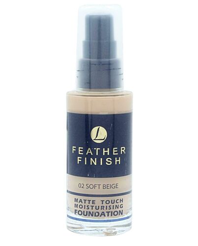 Lentheric Feather Finish Matte Touch Moisturising Foundation 30ml - Soft Beige 02-B86406 | Maznun Fashion