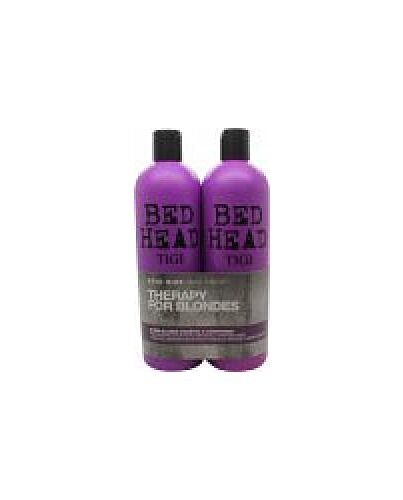 Tigi Duo Pack Bed Head Dumb Blonde 750ml Shampoo + 750ml Conditioner-C89352 | Maznun Fashion