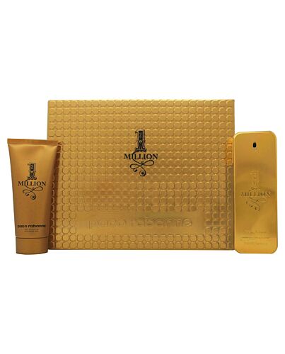 Paco Rabanne 1 Million Gift Set 100ml EDT + 100ml Shower Gel-H51175 | Maznun Fashion