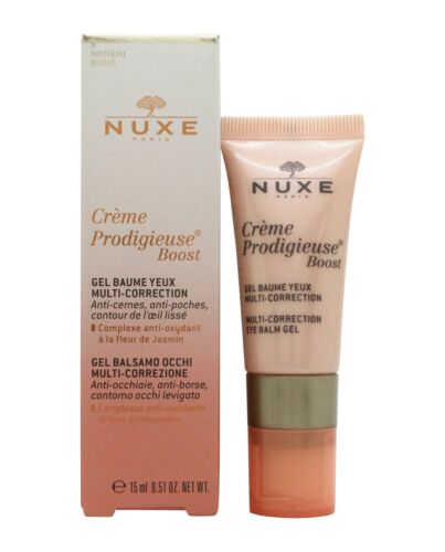 Nuxe Crème Prodigieuse Boost Multi-Correction Eye Balm Gel 15ml | Maznun Fashion