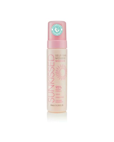 Sunkissed 95 Percent Natural Self Tan Mousse 200ml - Medium-D654637 | Maznun Fashion