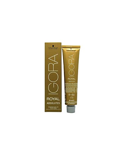 Schwarzkopf Igora Royal Absolutes Anti-Age Permanent Color Creme 60ml - 9-60-S229266 | Maznun Fashion