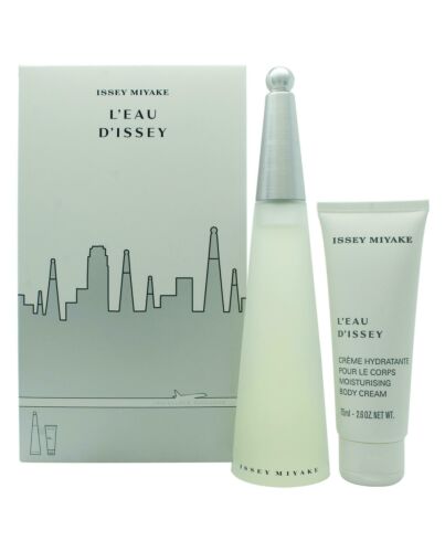 Issey Miyake L'eau d'Issey Gift Set 100ml EDT + 75ml Body Lotion-L27765 | Maznun Fashion
