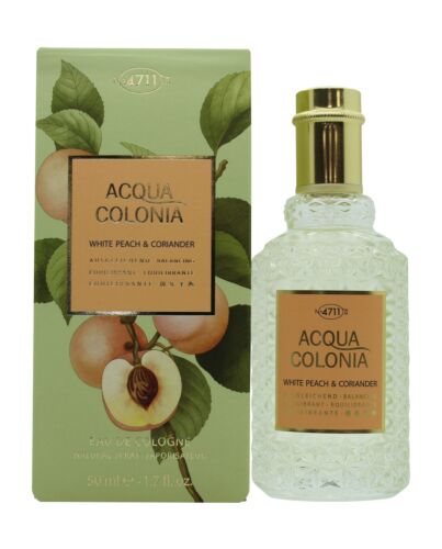 Mâurer & Wirtz 4711 Acqua Colonia White Peach & Coriander Eau de Cologne 50ml Spray | Maznun Fashion