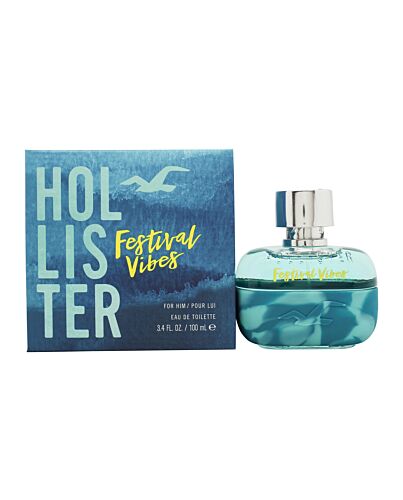 Hollister Festival Vibes For Him Eau de Toilette 100ml Spray | Maznun Fashion