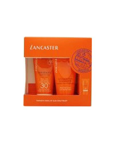 Lancaster Sun Beauty Gift Set 50ml Sun Beauty Body Milk SPF30 + 50ml After Sun Golden Maximiser + 3ml Sun Beauty Face Cream SPF30-B606414 | Maznun Fashion