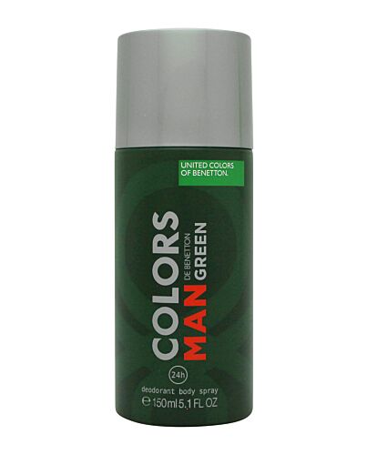 Benetton Colors Man Green Deodorant Spray 150ml | Maznun Fashion
