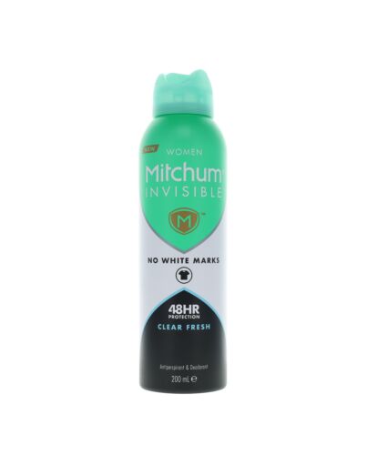 Mitchum Women Invisible 48HR Clear Fresh Antiperspirant & Deodorant Spray 200ml-F491551 | Maznun Fashion