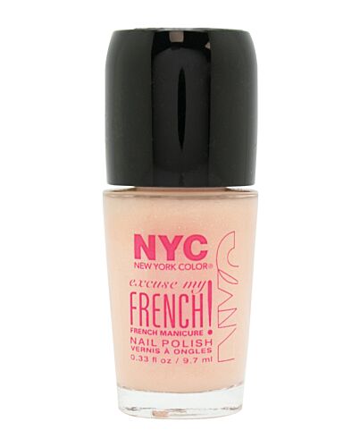 NYC New York Color Excuse My French Nail Polish 9.7ml - Cotton Candy | Maznun Fashion