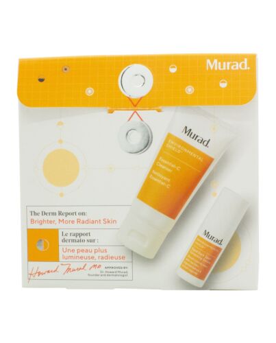 Murad The Derm Report Brighter More Radiant Skin Set 60ml Cleanser + 10ml Dark Spot Correcting Serum (This gift set contains:1x 60ml Essential-C Cleanser1x 10ml Rapid Dark Spot Correcting Serum) | Maznun Fashion