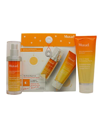 Murad The Derm Report Diminishing Dark Spots Gift Set 30ml Correcting Serum + 80 Face Exfoliator (This gift set contains:1x 30ml Rapid Dark Spot Correcting Serum1x 80ml Vita-C Triple Exfoliating Facial) | Maznun Fashion