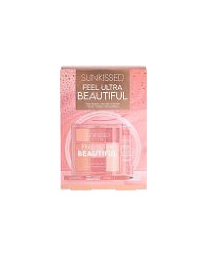 Sunkissed Feel Ultra Beautiful Gift Set Face Palette + Lip Liner + Lipstick-P207231 | Maznun Fashion