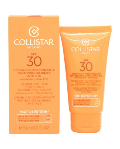 Collistar Global Anti-Age Protection Tanning Face Cream SPF30 50ml | Maznun Fashion