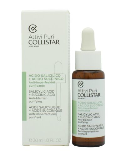 Collistar Attivi Puri Salicylic Acid + Succinic Acid Drops 30ml | Maznun Fashion
