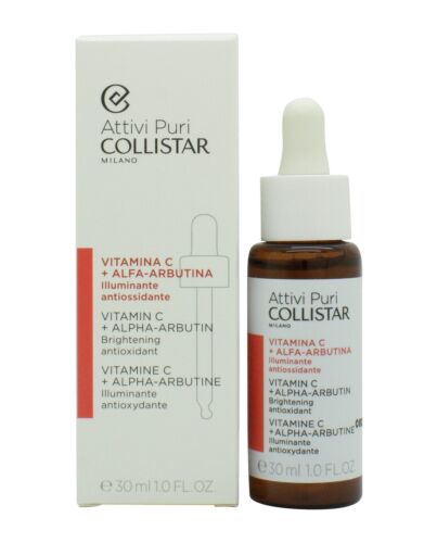 Collistar Attivi Puri Vitamin C + Alpha-Arbutin Face Serum 30ml | Maznun Fashion