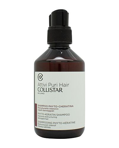 Collistar Pure Active Phyto Keratin Intensive Restructuring Shampoo 250ml | Maznun Fashion
