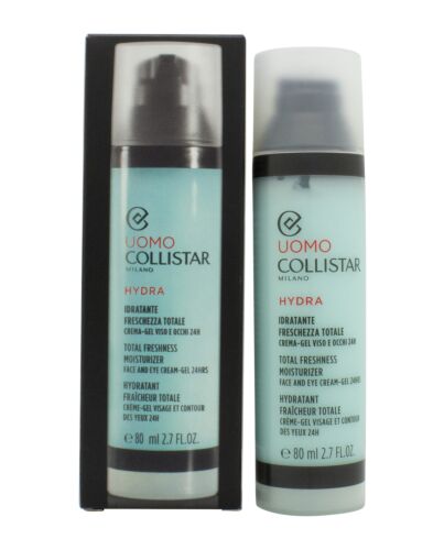 Collistar Uomo Total Freshness Moisturizer Face & Eye Cream Gel 80ml | Maznun Fashion
