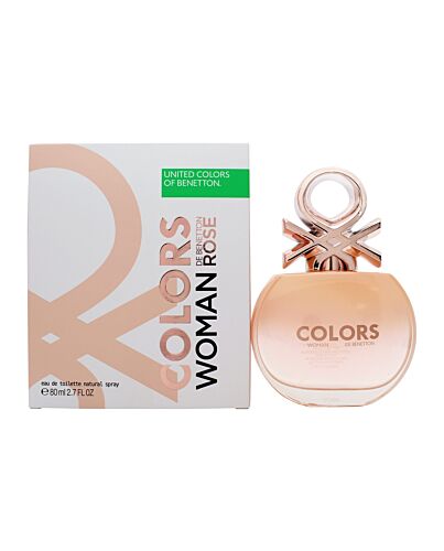 Benetton Colors Woman Rose Eau de Toilette 80ml Spray | Maznun Fashion