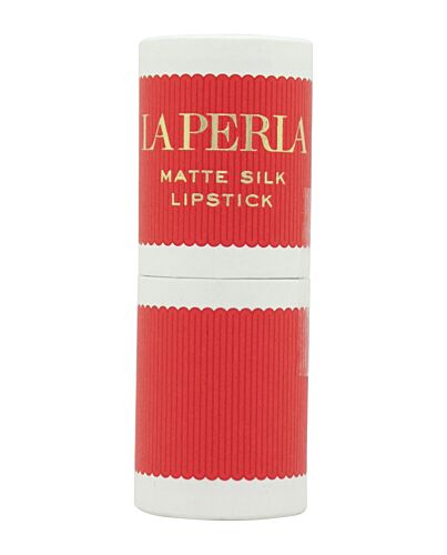 La Perla Matte Silk Lipstick - #103 - Coral Red - 3.5g | Maznun Fashion