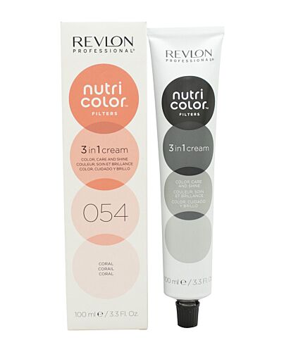 Revlon Nutri Color Filters 3 in 1 Cream Hair Colourant 100ml - 054 Coral | Maznun Fashion